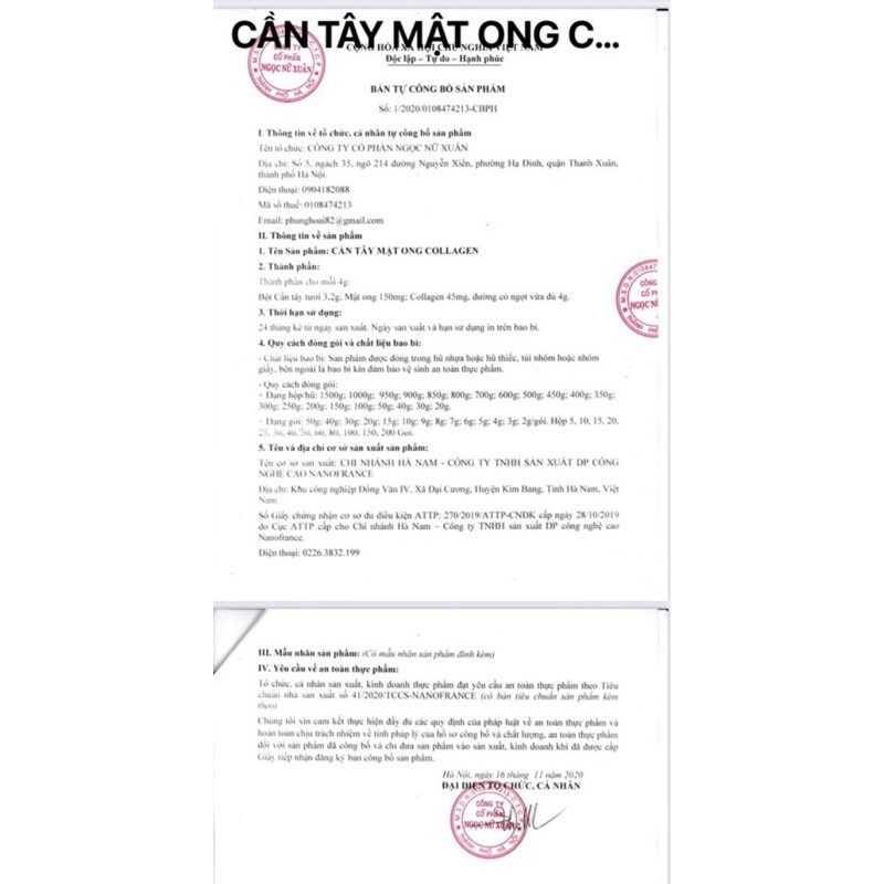 Cần Tây Mật ong collagen chính hãng (3h tặng bình) | Thế Giới Skin Care