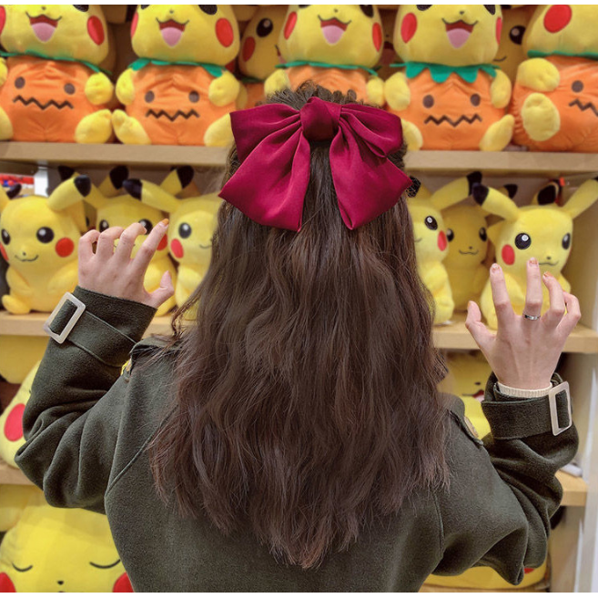 Kẹp tóc thiết kế hình nơ xinh xắn cho nữ