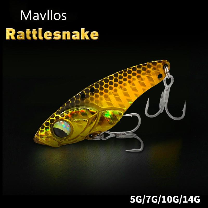 Mavllos Mồi câu cá giả Mavllos bằng kim loại cỡ 3.5-5.5cm nặn 5-14g tiện dụng