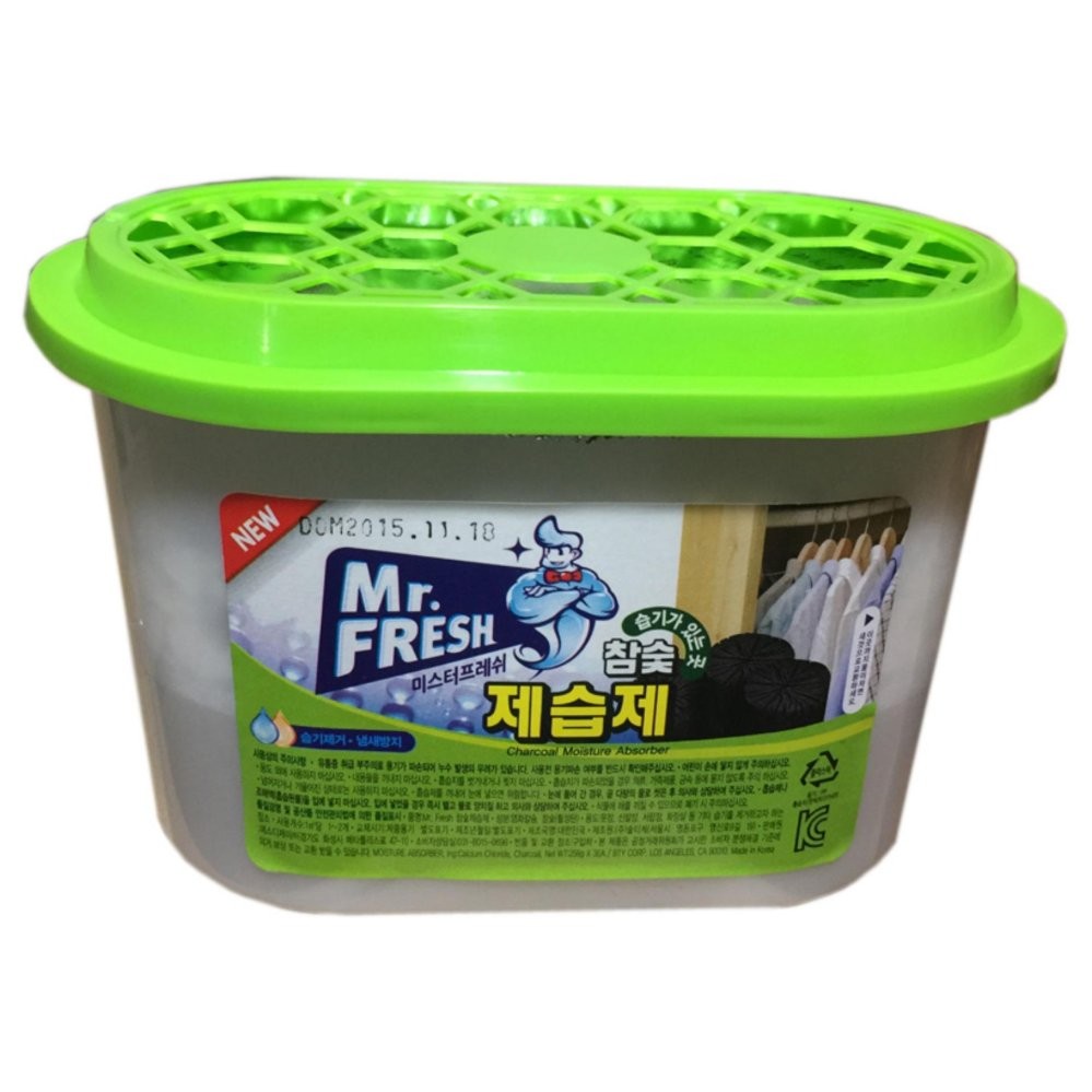 [HOT] Bộ 4 bình hút ẩm than hoạt tính Mr Fresh khử khuẩn 256g TI502