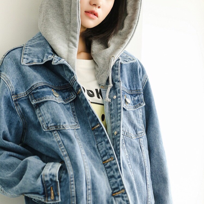 DENIM JACKET KÈM NÓN