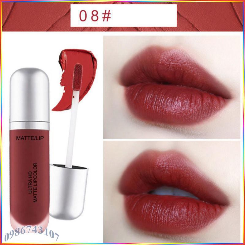 Son kem lì Novo Big Ultra HD Matte Lip bền màu chống trôi ABU8