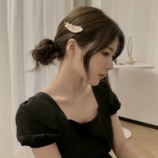 Set 6 Kẹp Tóc Tiểu Thư Sang Chảnh ( Màu Vàng )