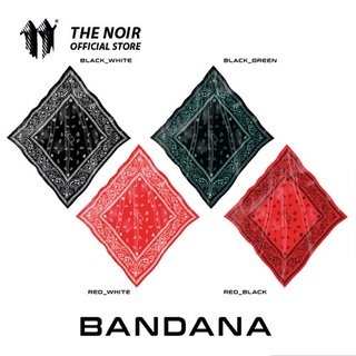 Khăn hoạ tiết bandana - khăn turban - the noir