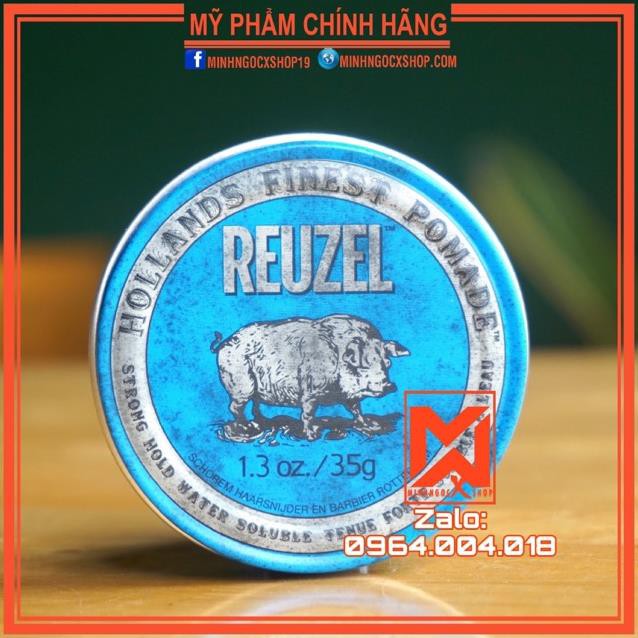 ✅[ Reuzel Blue-Chính Hãng ] Sáp Vuốt Tóc Reuzel Blue 35g-Pomade Gốc Nước Reuzel Blue 35g /1.3oz