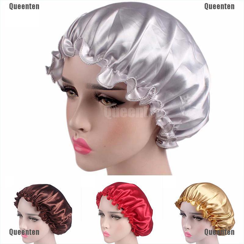 Mũ Trùm Tóc Khi Ngủ Chất Liệu Lụa Satin Tiện Dụng