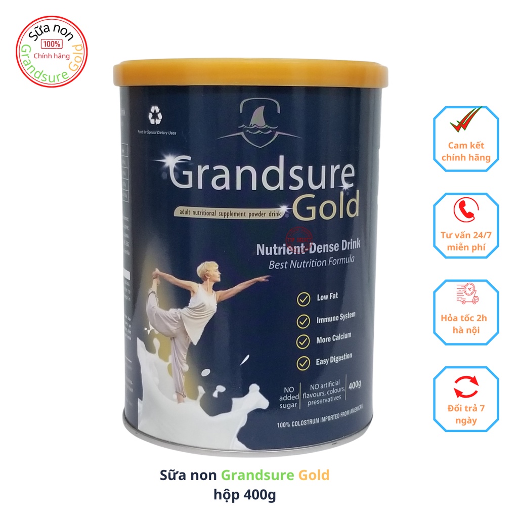 Sữa non xương khớp Grandsure gold hộp 400g , sữa dành người xương khớp chính hãng