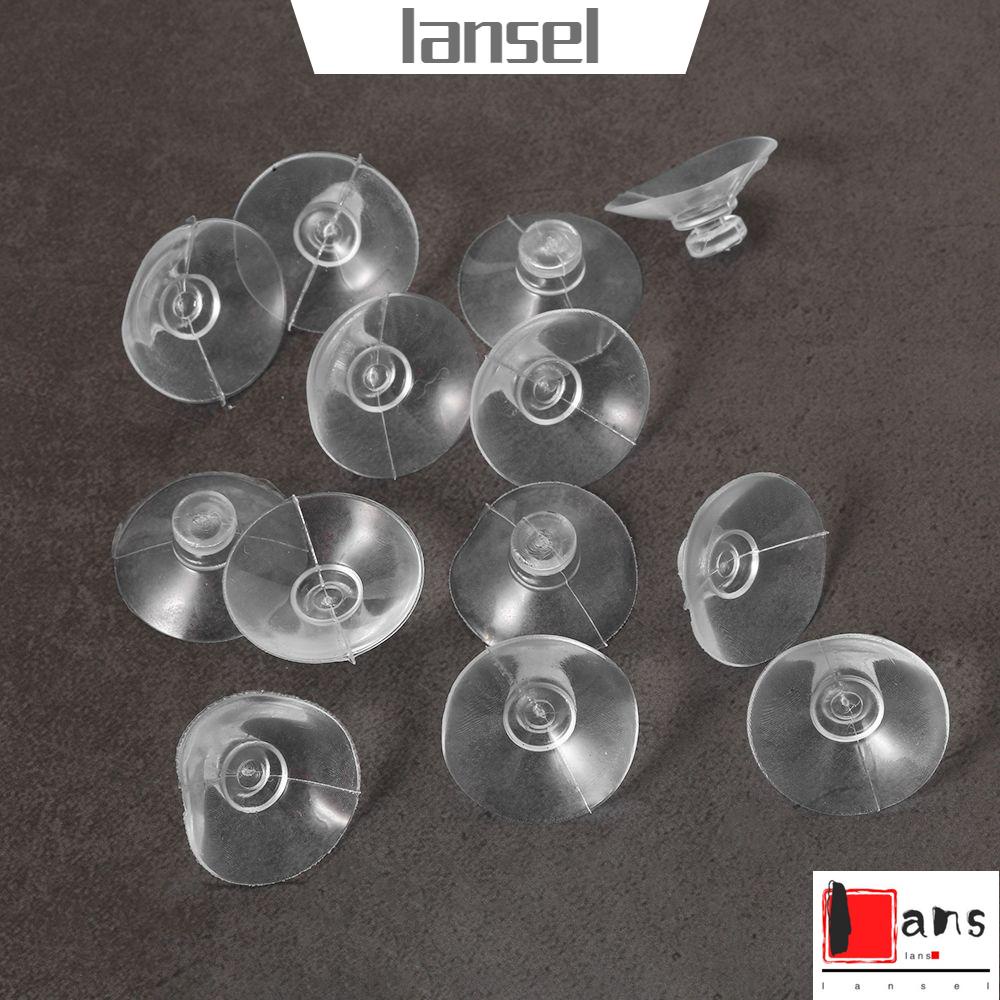 Set 30 giác hút cao su trong suốt 2cm hình nấm cho nhà tắm