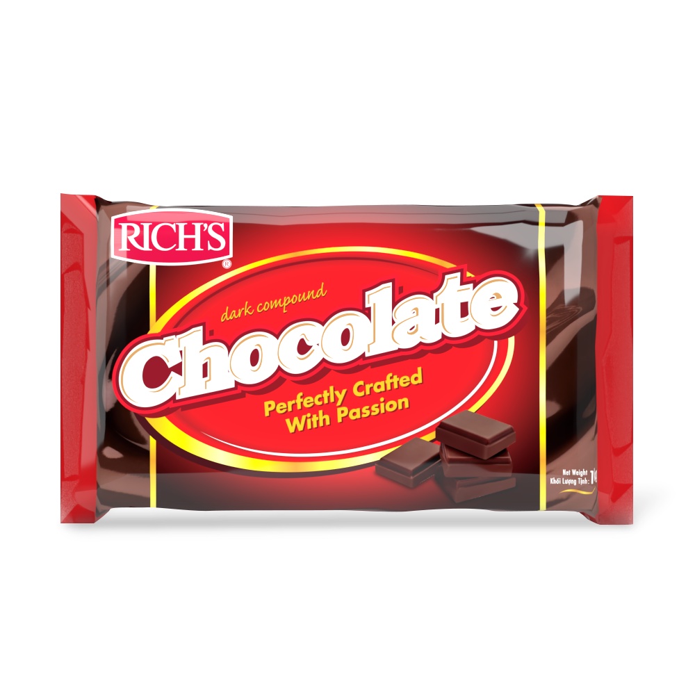 Sô-cô-la Compound Đen Rich's Thỏi 1Kg