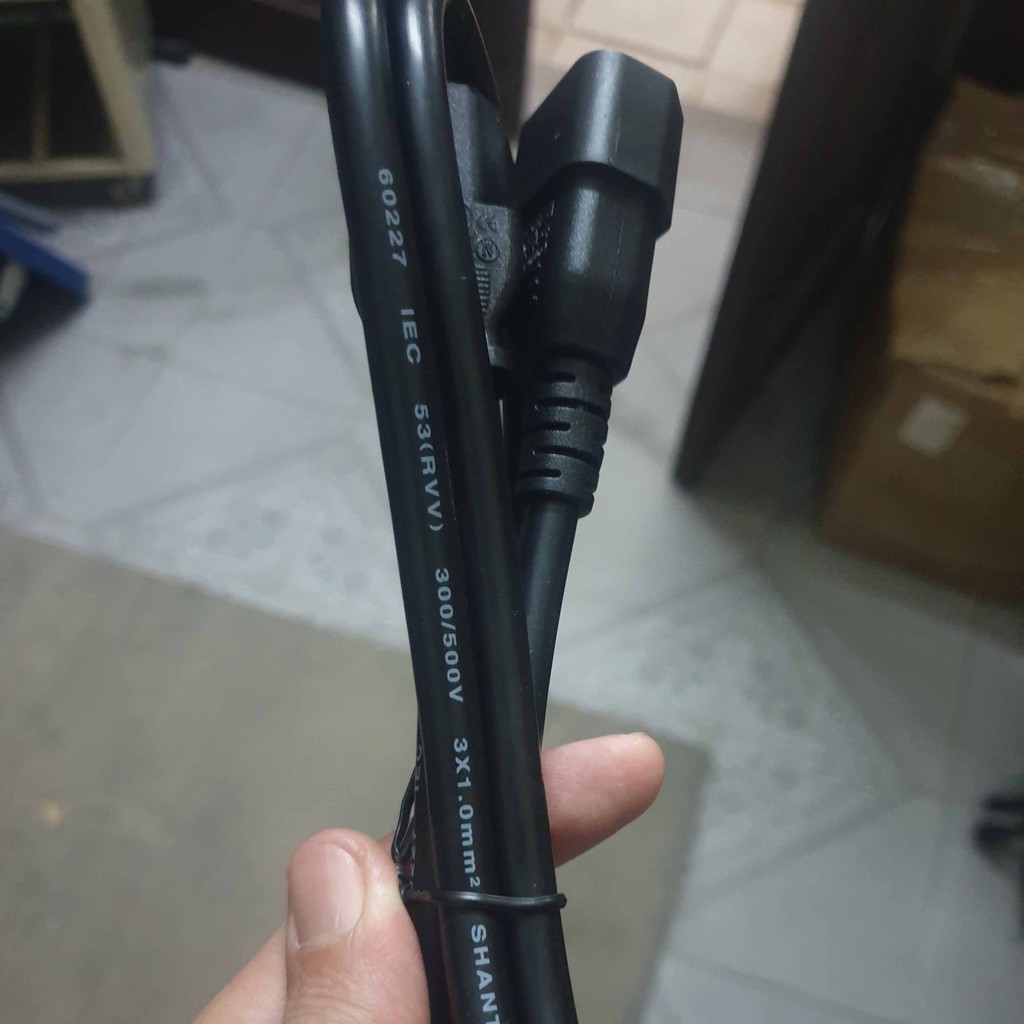 Dây nguồn c13 c14; Cáp nguồn C13-C14 tiết điện 3*1.0mm