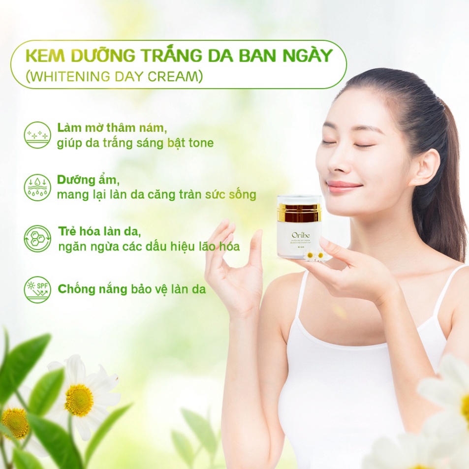 [Chính hãng] Bộ Đôi Sản Phẩm Dưỡng Trắng Da Ngày Và Đêm Oribe - Giúp Dưỡng Ẩm, Trắng Da, Chống Lão Hóa, Mờ Nám