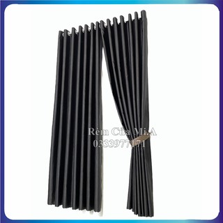 Rèm của chống nắng kích thước tùy chọn, màu đen bóng dùng làm rèm cửa chính, cửa sổ PT curtains