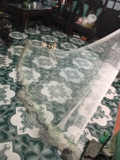 Chài dù xích bắt cá bụng 5m hoặc 6m