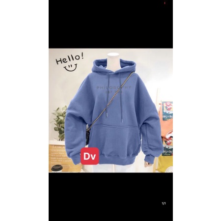 Áo Hoodie chữ PHILSOOPHY mũ 2 lớp siêu đẹp