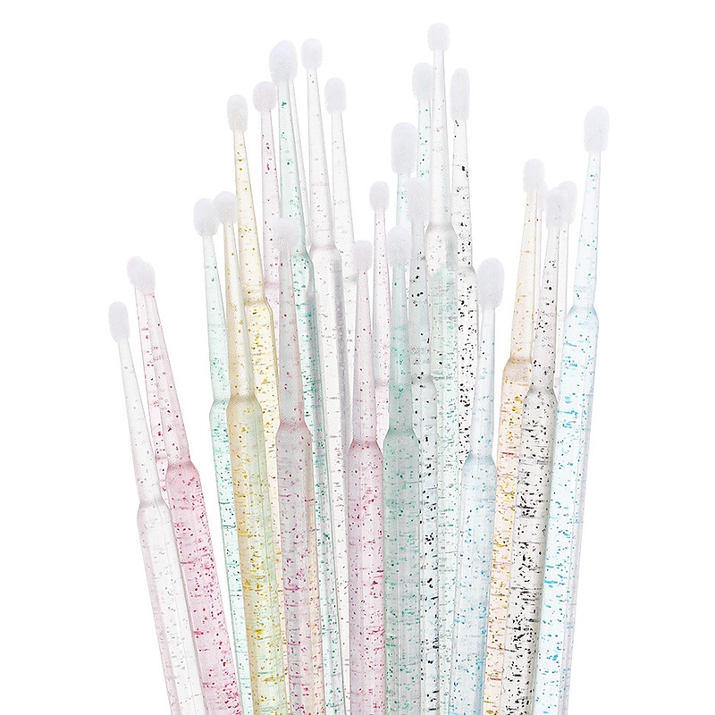 Set 100 Tăm Bông Cotton Dùng Một Lần Hỗ Trợ Nối Mi Đa Năng