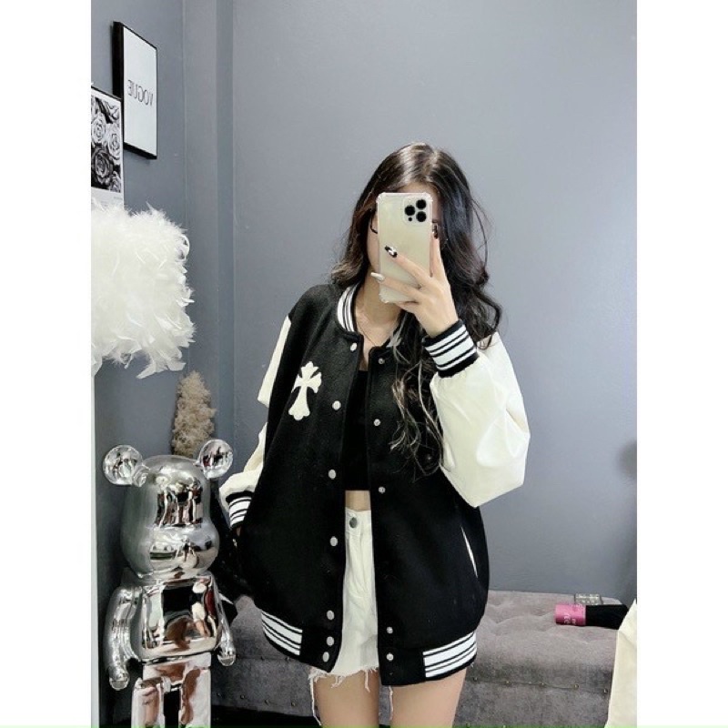 🔥Hot🔥Áo bomber Chrome Hearts hot trend Nam nữ New 2022