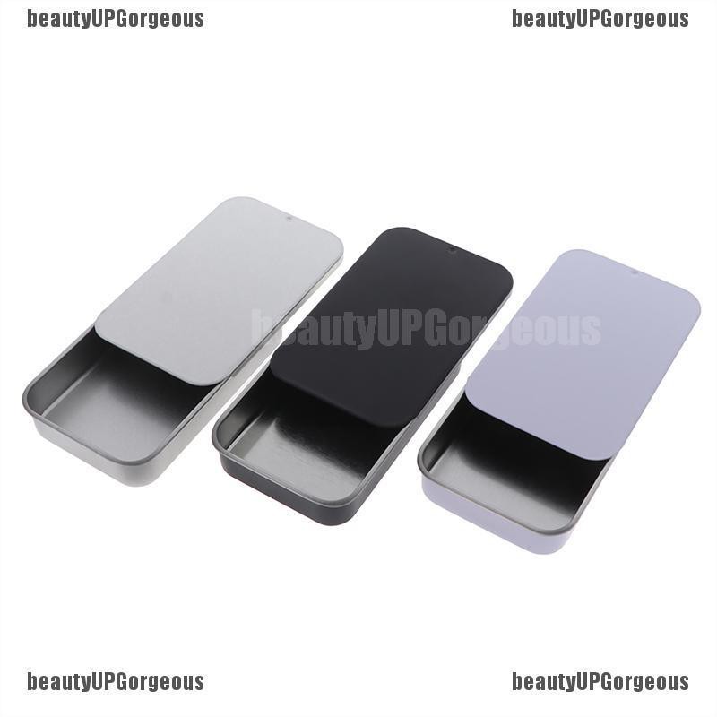 (Hàng Mới Về) Hộp Thiếc Đựng Son Dưỡng Kích Thước 8x5 X 1.5cm