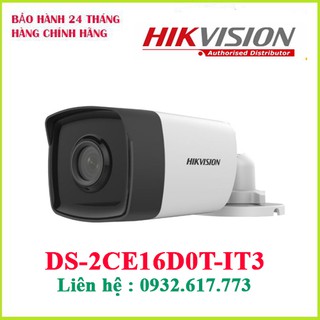 Camera HD-TVI hồng ngoại 2.0 Megapixel HIKVISION DS-2CE16D0T-IT3