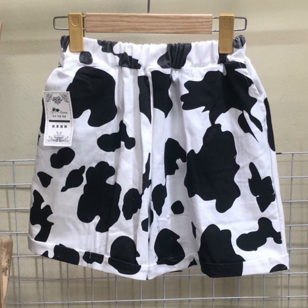  Quần đùi nữ bò sữa, quần ngủ bò sữa Coca Unisexstore chất cotton thoáng mát QD01 | BigBuy360 - bigbuy360.vn