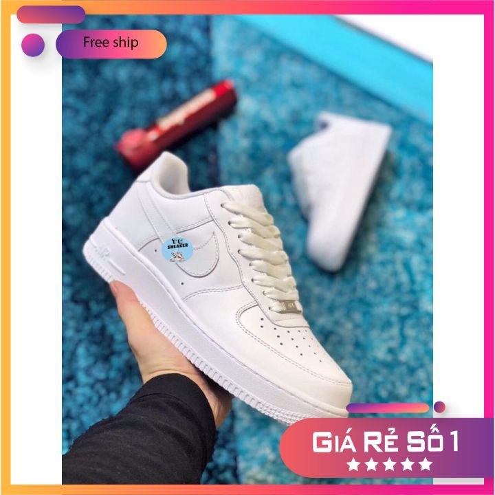 Giày nike air force 1 màu trắng , Giày thể thao sneaker nữ nam bản đẹp TC Sneaker2