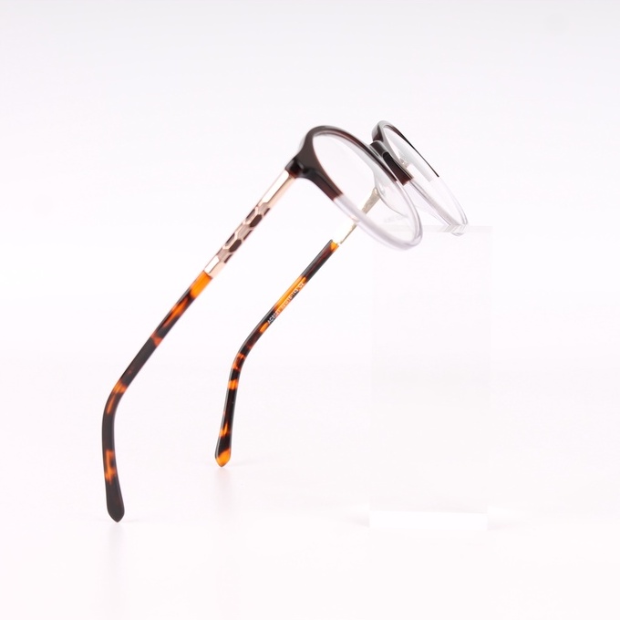 Gọng kính unisex ac8021 nhựa acetate cao cấp dáng mắt mèo thời trang OURESS