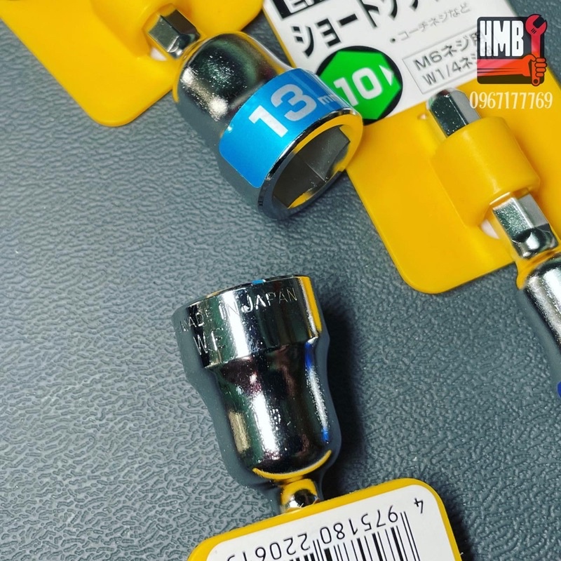 🇯🇵Made in Japan🇯🇵 Đầu tuýp vặn ốc chân lục giác TOP Kogyo EHS