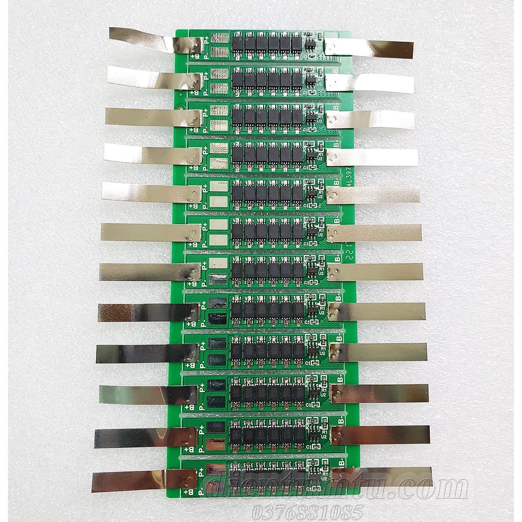 Mạch Sạc và Bảo Vệ Pin 1S 3.7V 2A - 9A dùng cho Pin Lithium - Li-ion - 18650