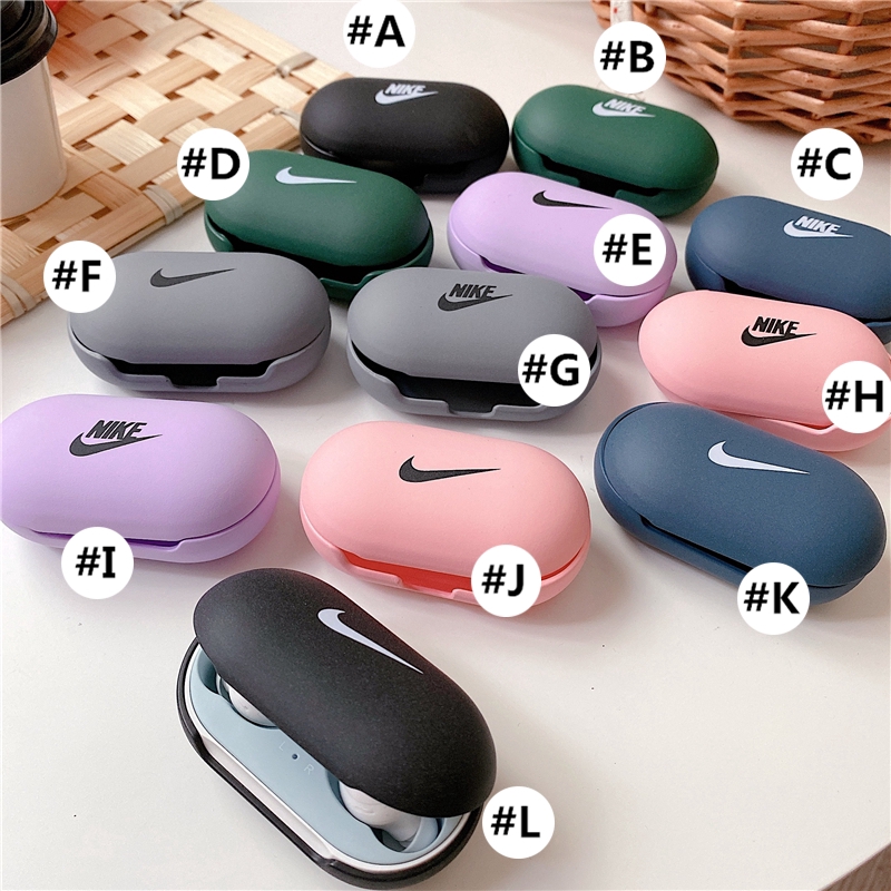 Vỏ bảo vệ hộp sạc tai nghe Samsung Galaxy Buds 2 Bud 2 plus màu xanh dương/xanh lá cứng