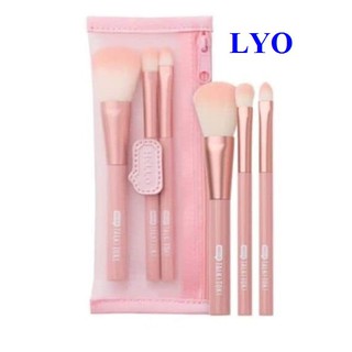 Set 3 cây cọ make up Clio mini kèm túi đựng