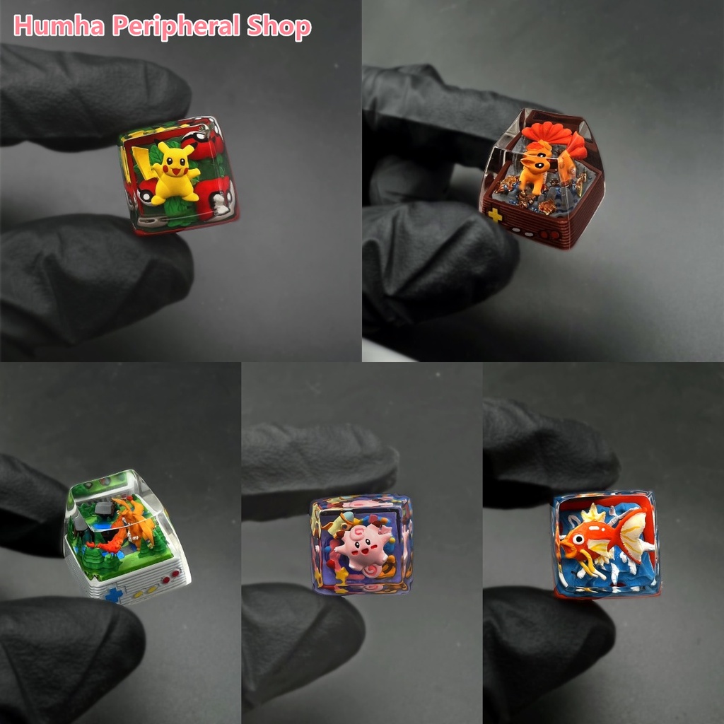 Artisan keycap Anime keycap Resin Thủ Công Có Thể Tùy Chỉnh Dùng Để Trang Trí Bàn Phím Cơ