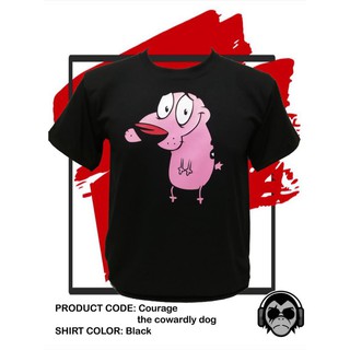 Áo thun courage the cowardly dog cartoon character inspired shirt unisex đẹp