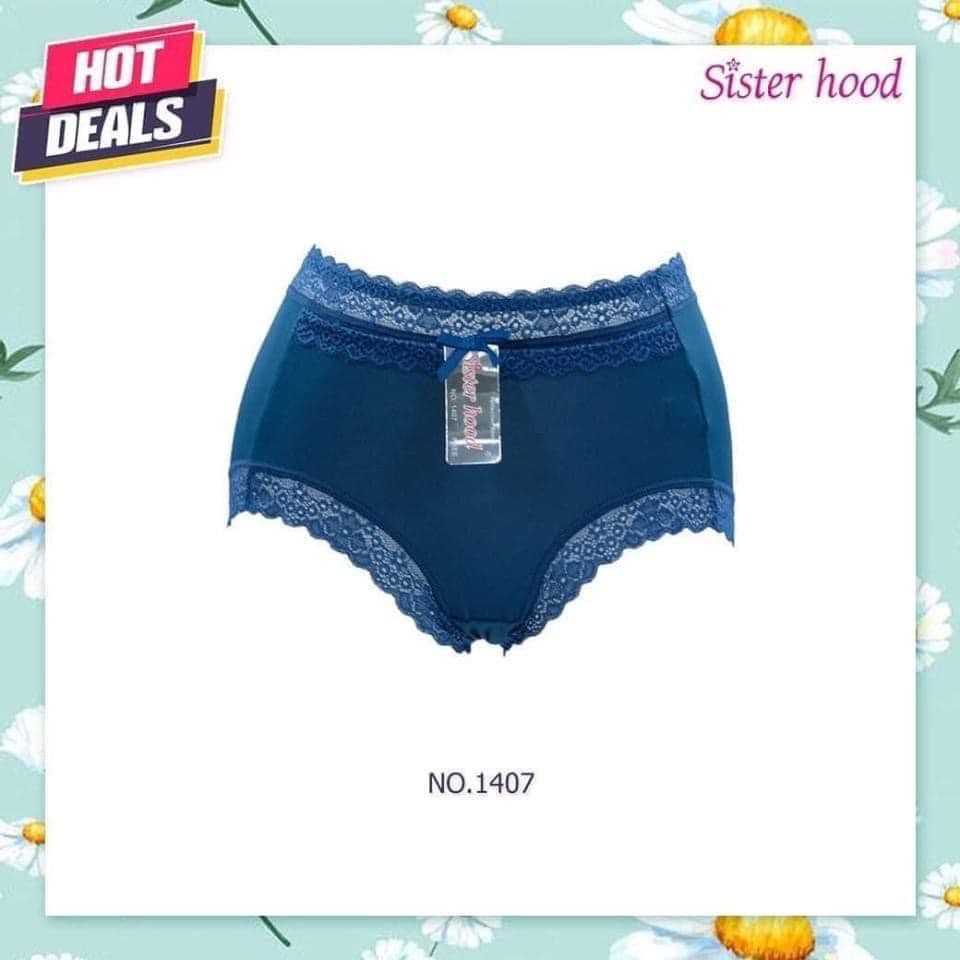 Quần lót Thái phom to BIG SIZE mã Sisterhood 1407 - từ 60-75kg - Nhẹ thoáng, mát, cạp cao nhé ^_^