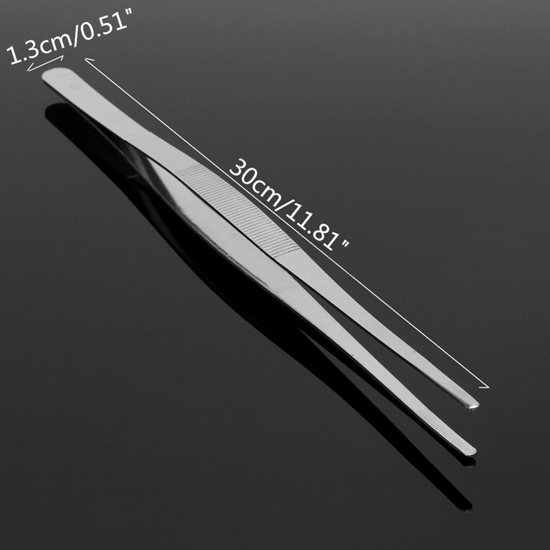 Kẹp Gắp Thức Ăn Dài 30cm/12'' Bằng Thép Không Gỉ Mới