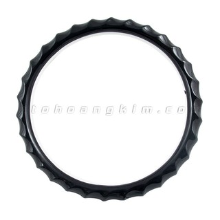 Vỏ bọc vô lăng p450 màu đen chất liệu cao su - 8691