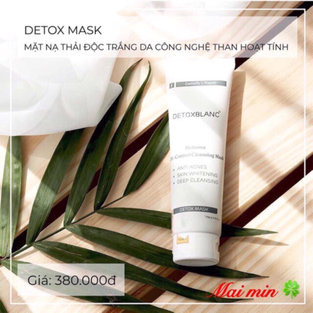 Mặt nạ Thải Độc sủi bọt Detox Blanc số 1
