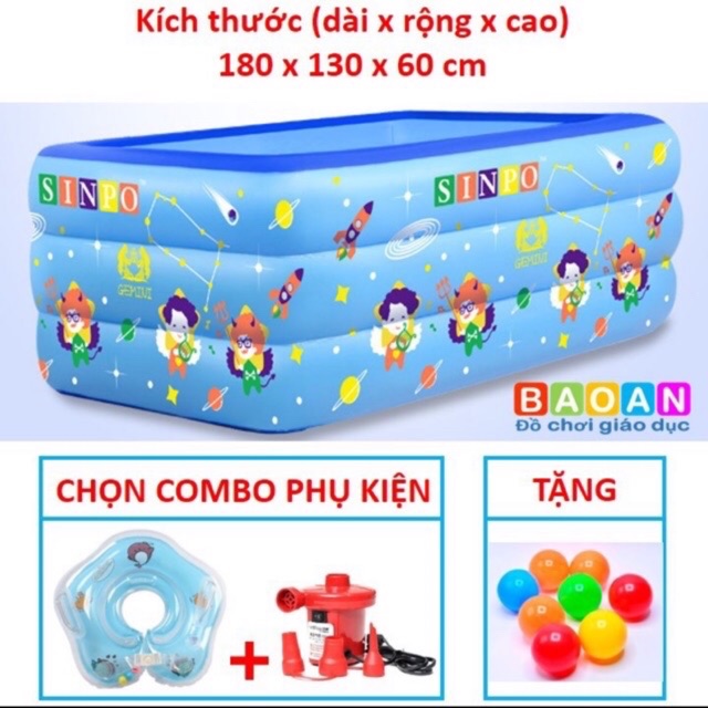 Bể Bơi 1m8 - 3 Tầng