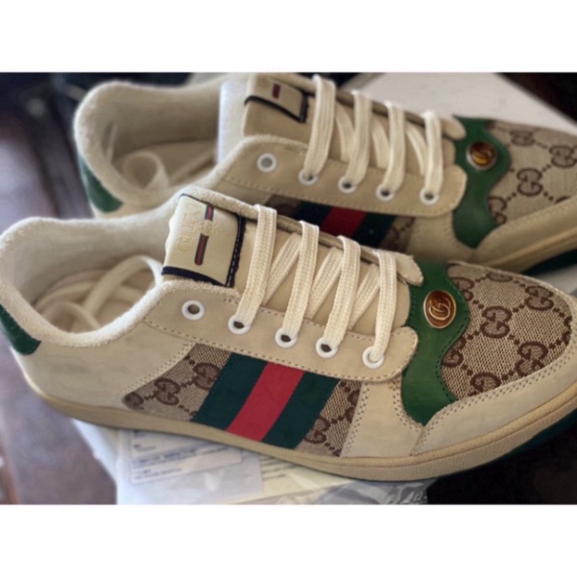 [FREE SHIP] Giày 𝐆𝐮𝐜𝐜𝐢 𝐒ơ𝐧 𝐓ù𝐧𝐠 ⚡️𝐅𝐑𝐄𝐄 𝐒𝐇𝐈𝐏⚡️ Giày thể thao GG 3 vạch hàng cao cấp da thật cực chất | BigBuy360 - bigbuy360.vn