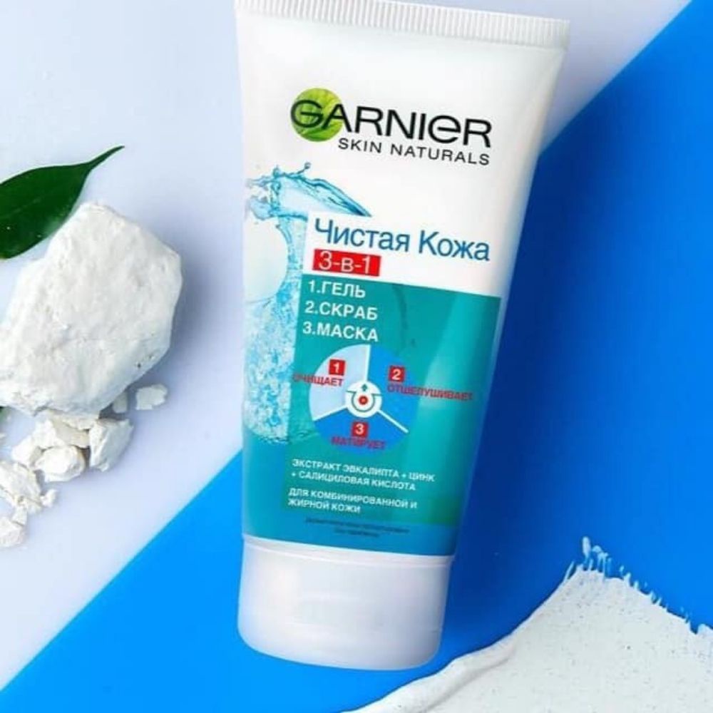 Sữa rửa mặt GARNIER 150ml tẩy da chết, đắp mặt nạ - Chính hãng Shop Mecici