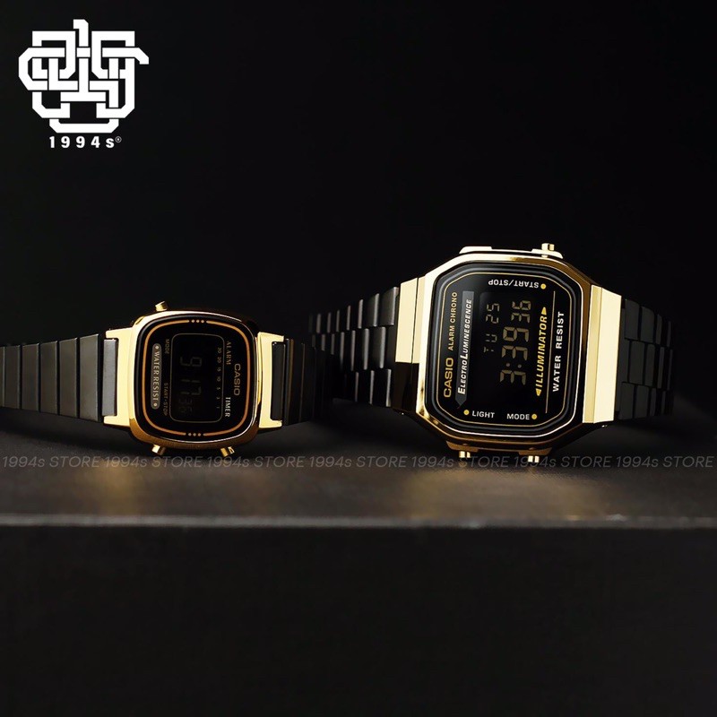 Đồng hồ Nam/Nữ Dây thép CASIO A168WEGB-1 chính hãng