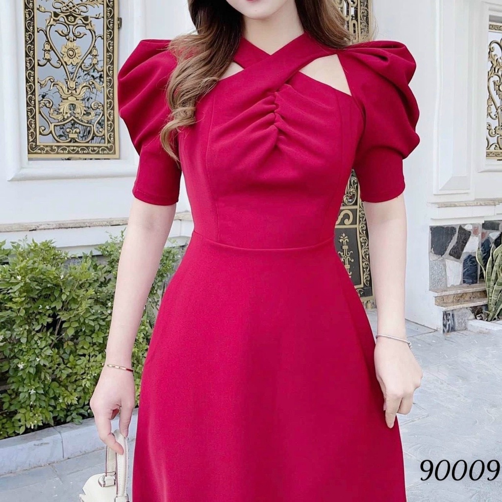 (HCM) ĐẦM XÒE CỔ CÁCH ĐIỆU XINH XẮN NỔI BẬT CHO CÁC NÀNG ( VỀ ĐỦ SIZE TỚI XXL)