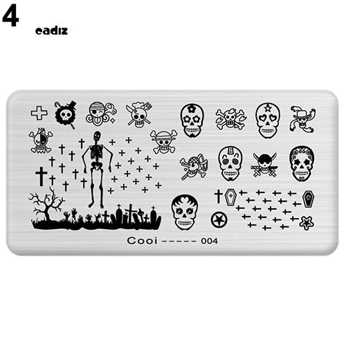 Khuôn in họa tiết móng tay nhiều hình ảnh độc đáo dễ sử dụng