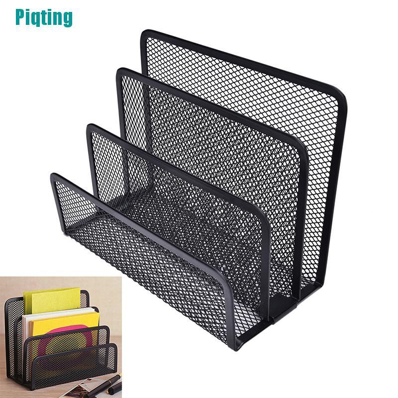 Khay Lưới Đen In Chữ Dùng Đựng Tài Liệu Giấy Tờ Để Bàn Tiện Dụng