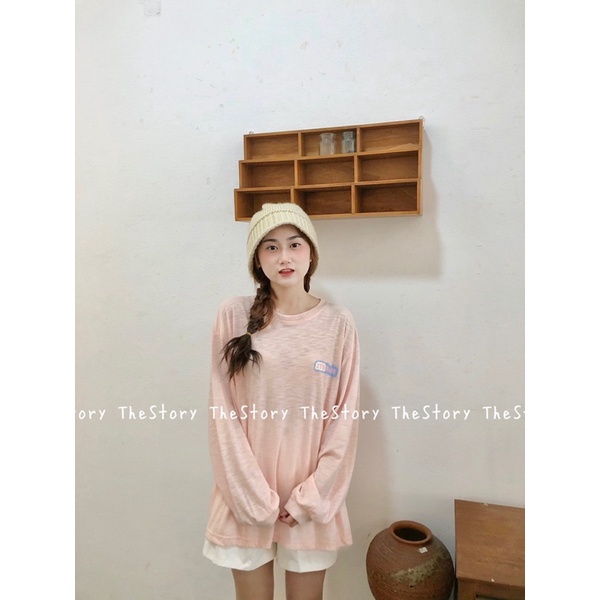 [STORY MADE] [STR] [ẢNH THẬT SHOP CHỤP] Áo pull tay dài bo mỏng STR ROOM A1551