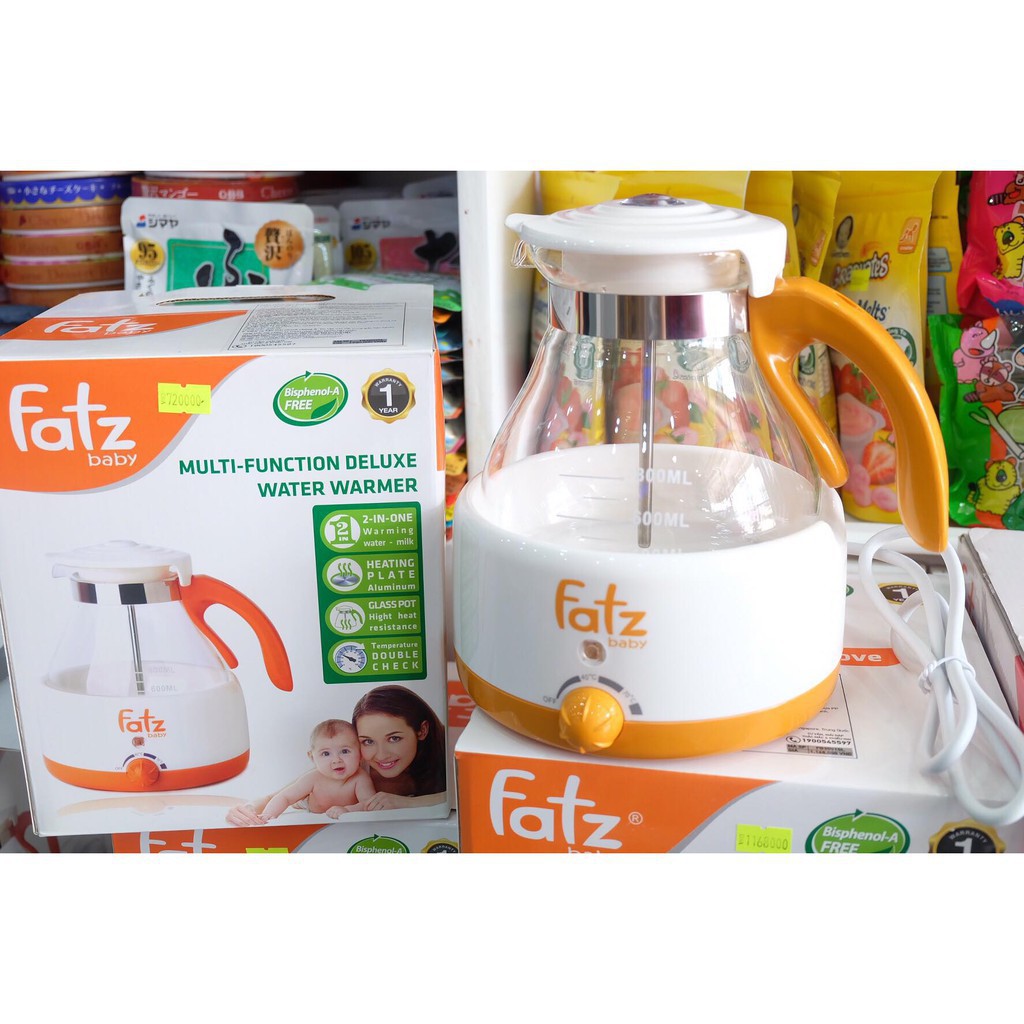 Máy hâm nước pha sữa Fatz Baby 800ml FB3004SL / FB3005SL có đồng hồ đo nhiệt độ