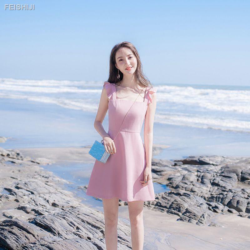 Đầm Dây Nữ Lưng Trần Gợi Cảm Thời Trang Hàn 2021 | BigBuy360 - bigbuy360.vn