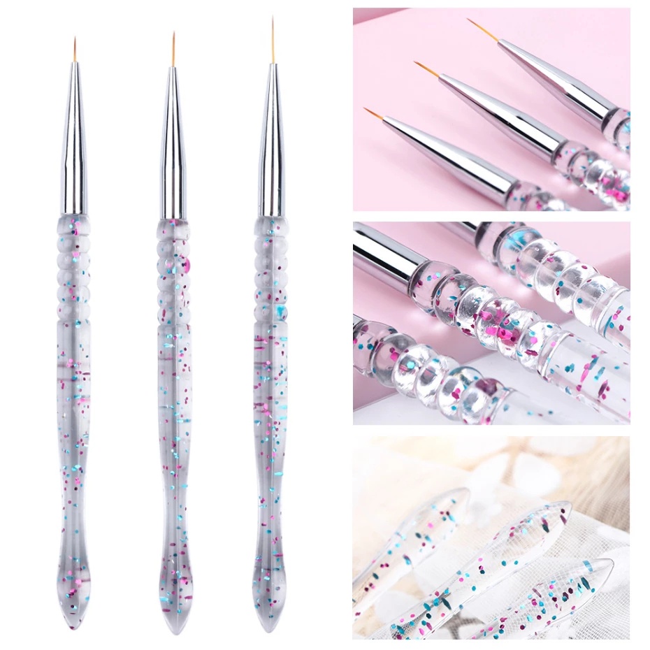 Set 5 Cọ Vẽ Trang Trí Móng Tay Nghệ Thuật Siêu Mịn / UV Gel DIY