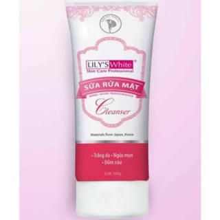 Sữa rửa mặt sáng da - ngừa mụn Lily’s white