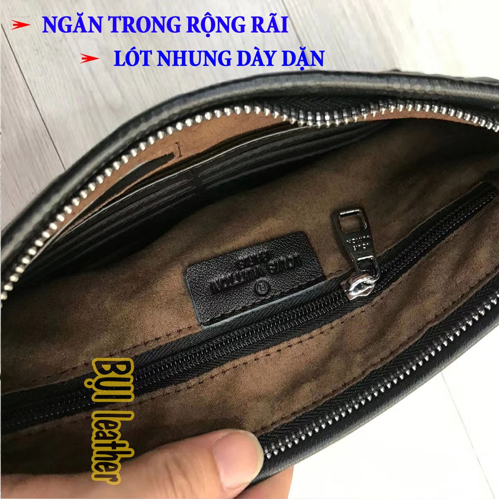 Clutch nam cầm tay da bò nam M111-BH 24tháng (hàng cao cấp)