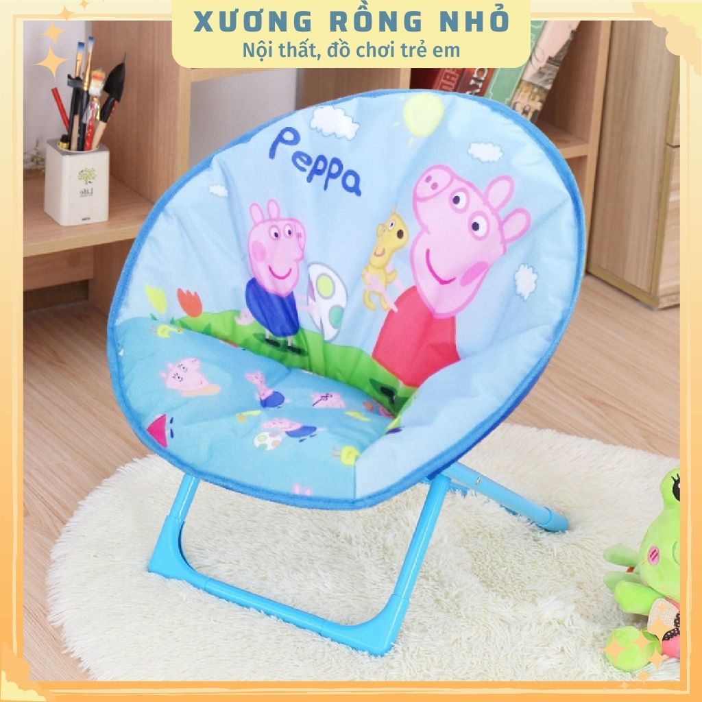 Ghế lười đa năng nhập khẩu xếp gọn cho bé,ghế đọc sách cho bé,chịu tải trọng 70kg, lớp vải mềm mại, chống thấm, nhăn