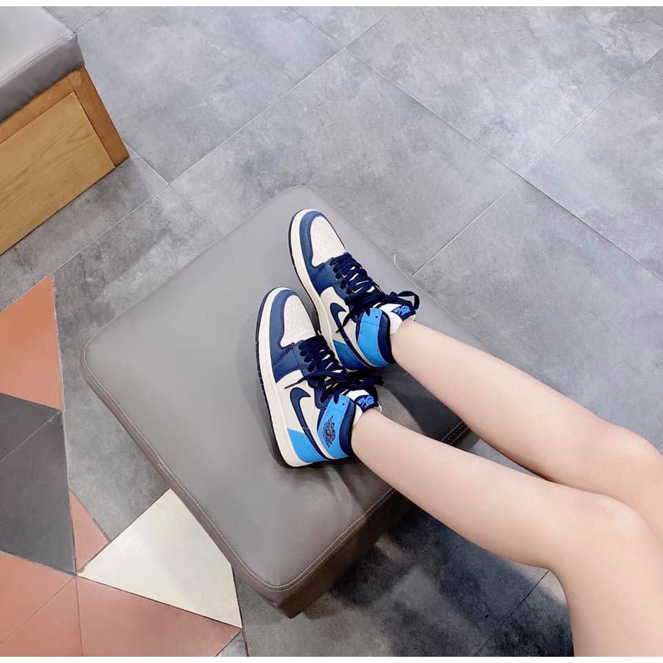 Giày thể thao NK Jo.dan cổ cao xanh dương có size nam (36-43)